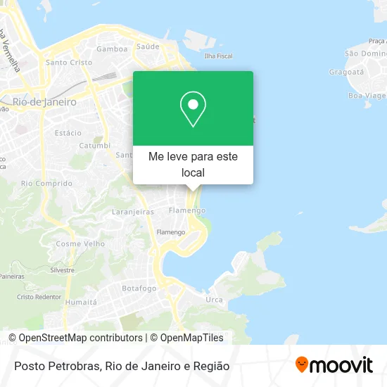 Posto Petrobras mapa