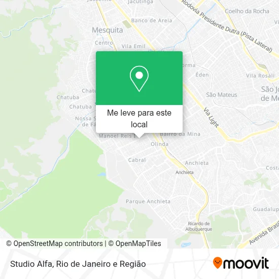 Studio Alfa mapa