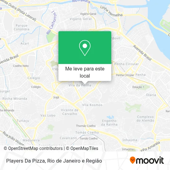 Players Da Pizza mapa