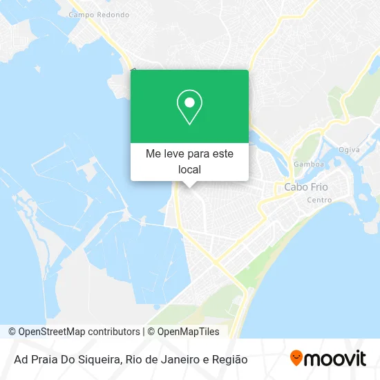 Ad Praia Do Siqueira mapa
