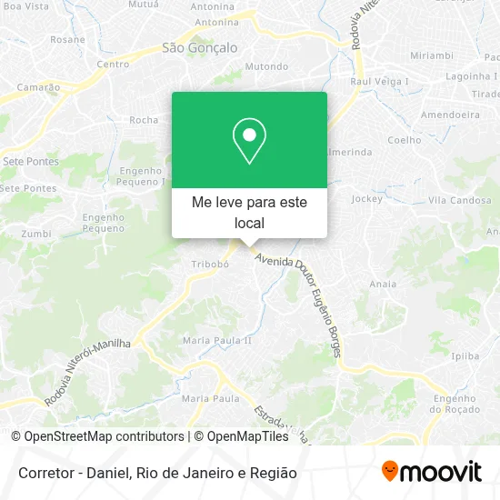Corretor - Daniel mapa