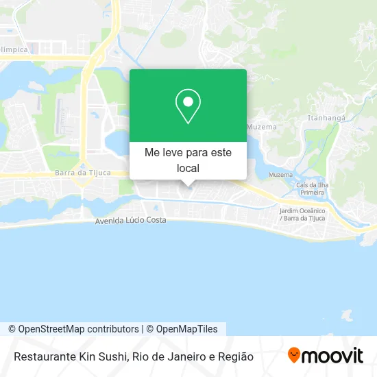 Restaurante Kin Sushi mapa