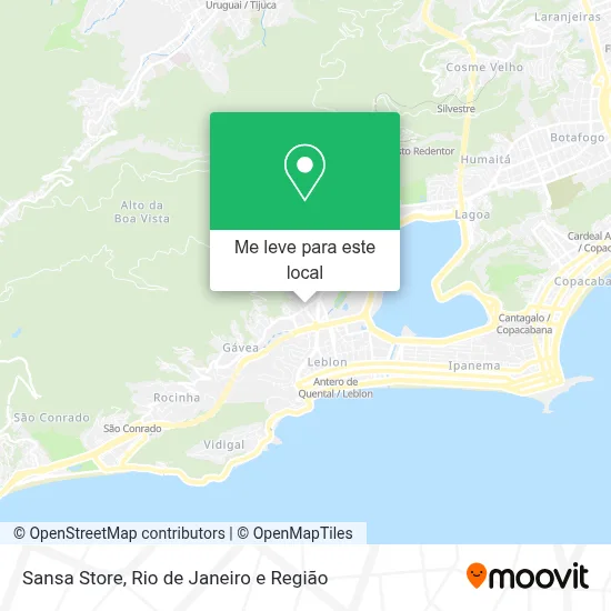 Sansa Store mapa