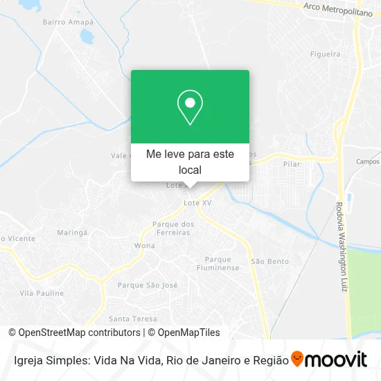 Igreja Simples: Vida Na Vida mapa
