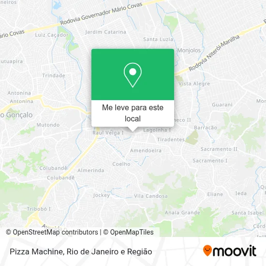 Pizza Machine mapa