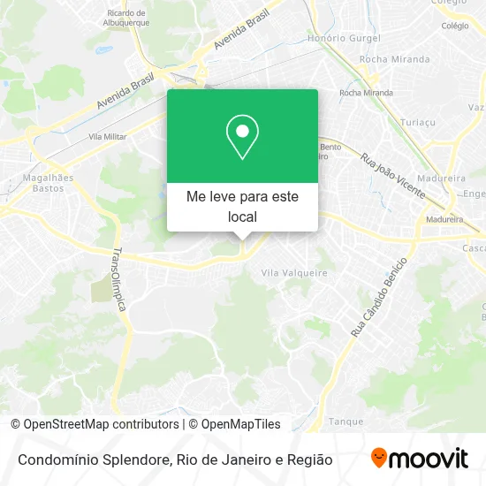Condomínio Splendore mapa