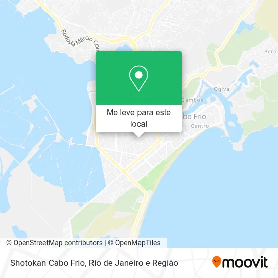 Shotokan Cabo Frio mapa