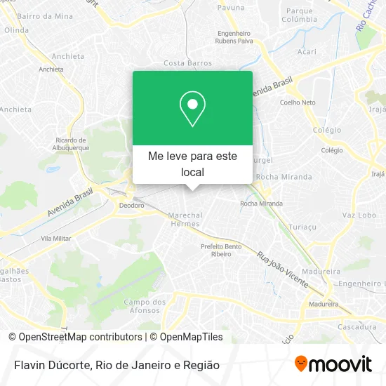 Flavin Dúcorte mapa