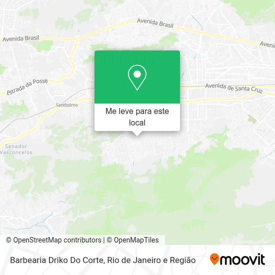 Barbearia Driko Do Corte mapa