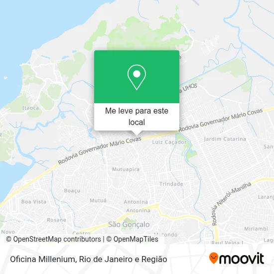 Oficina Millenium mapa