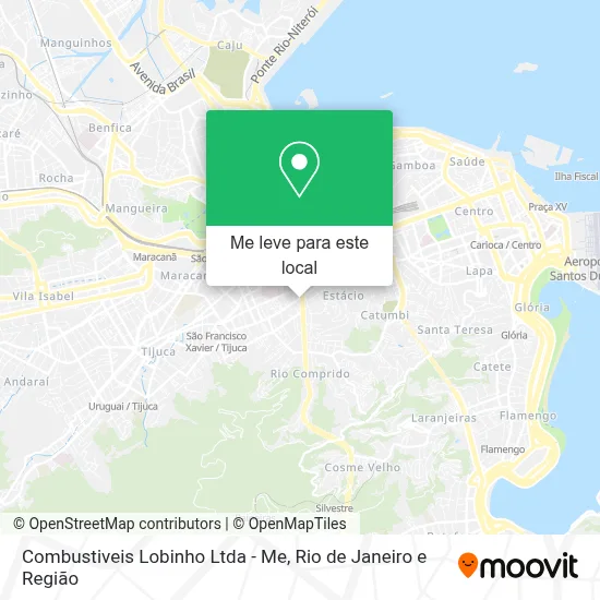 Combustiveis Lobinho Ltda - Me mapa
