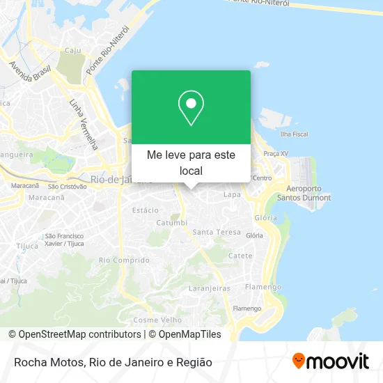 Rocha Motos mapa