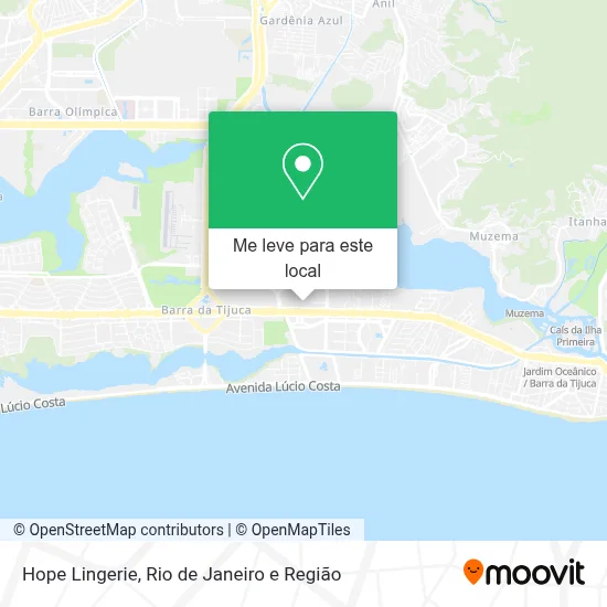 Hope Lingerie mapa