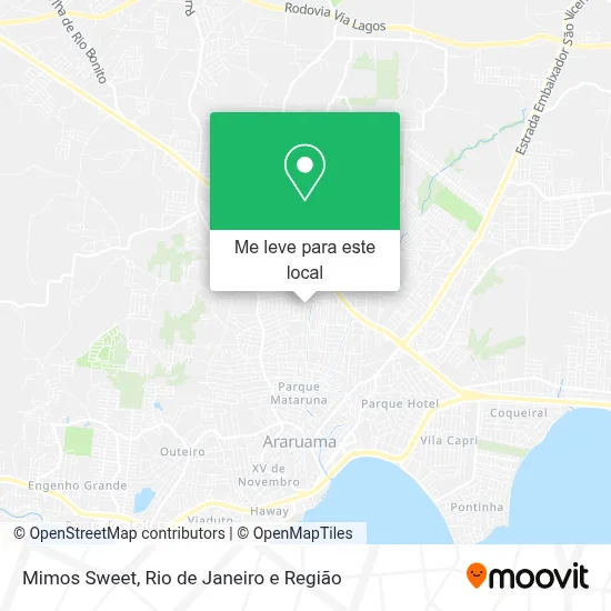 Mimos Sweet mapa