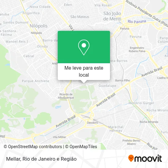 Mellar mapa