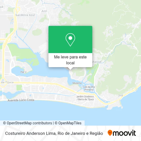 Costureiro Anderson Lima mapa