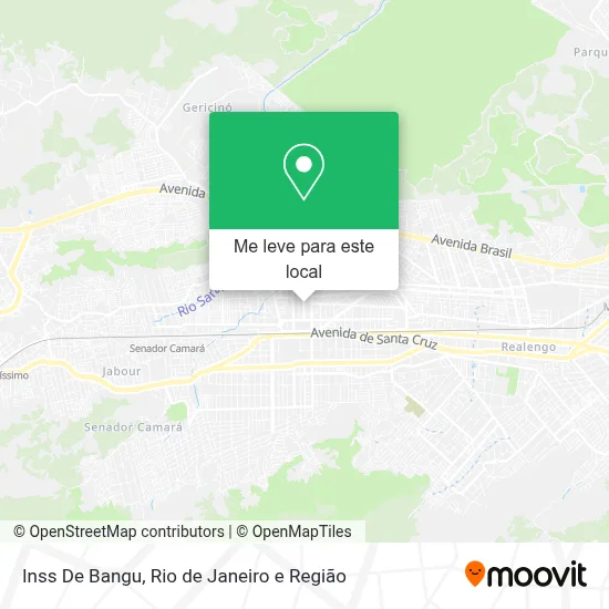 Inss De Bangu mapa