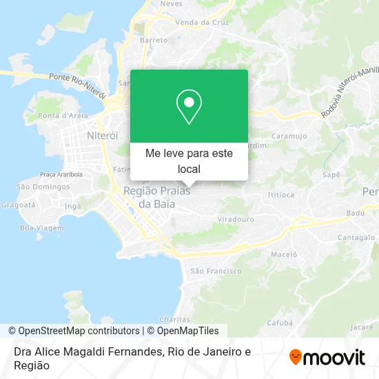 Dra Alice Magaldi Fernandes mapa