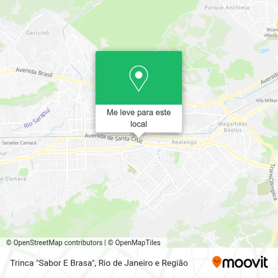 Trinca "Sabor E Brasa" mapa