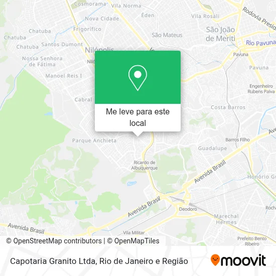 Capotaria Granito Ltda mapa
