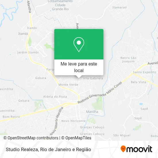 Studio Realeza mapa