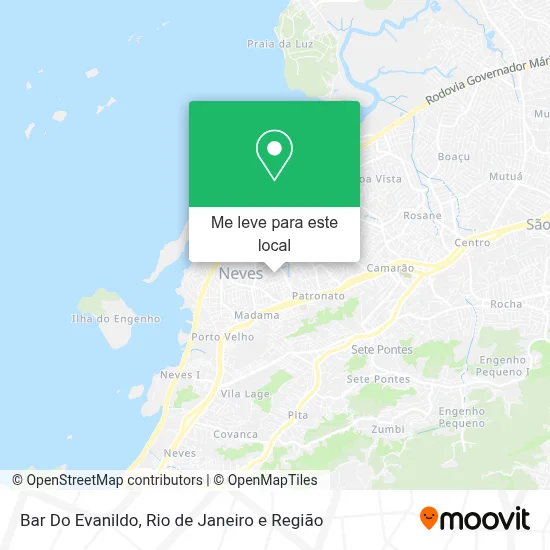 Bar Do Evanildo mapa
