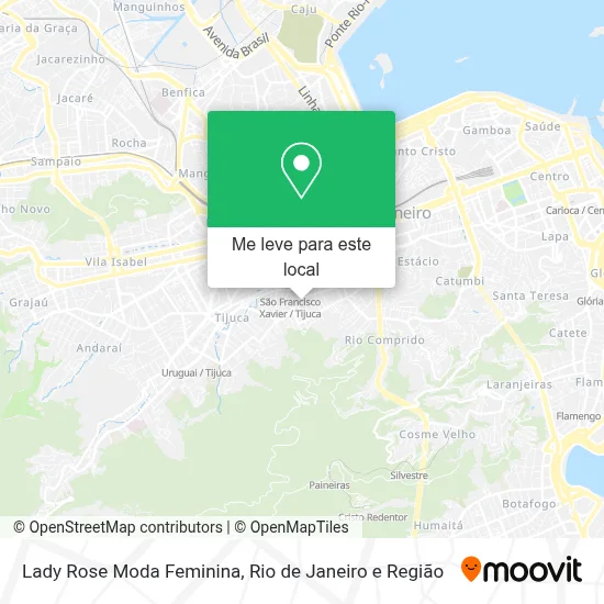 Lady Rose Moda Feminina mapa