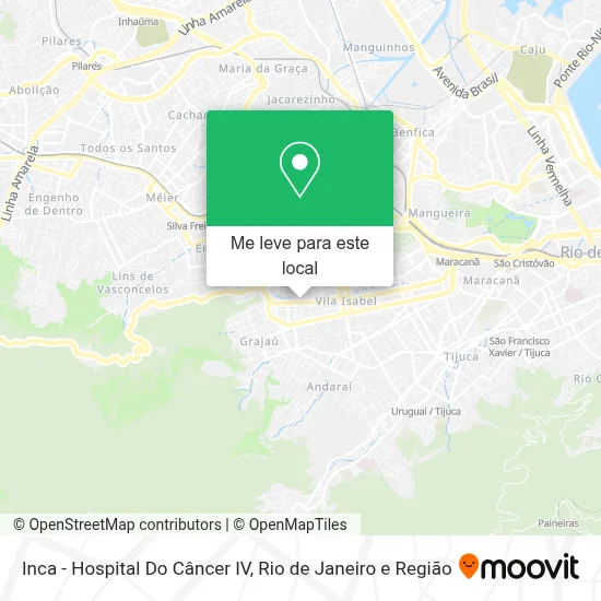 Inca - Hospital Do Câncer IV mapa