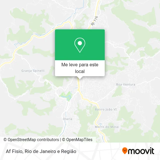 Af Fisio mapa