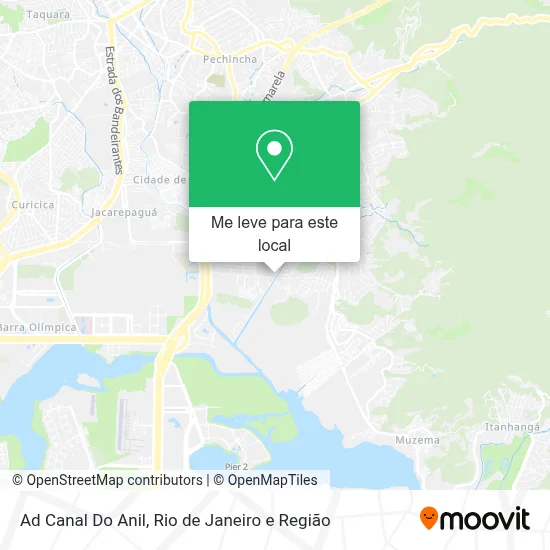 Ad Canal Do Anil mapa