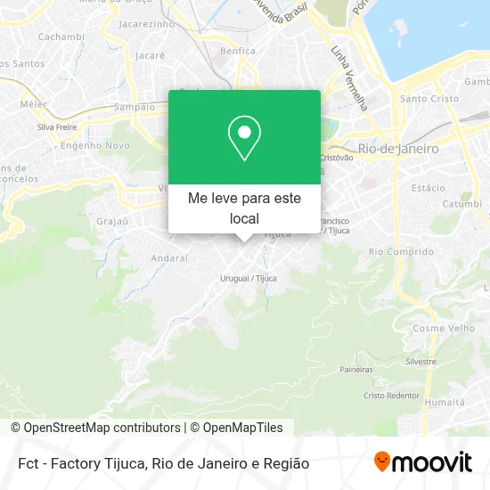 Fct - Factory Tijuca mapa