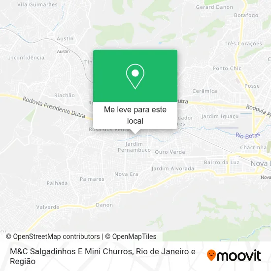 M&C Salgadinhos E Mini Churros mapa