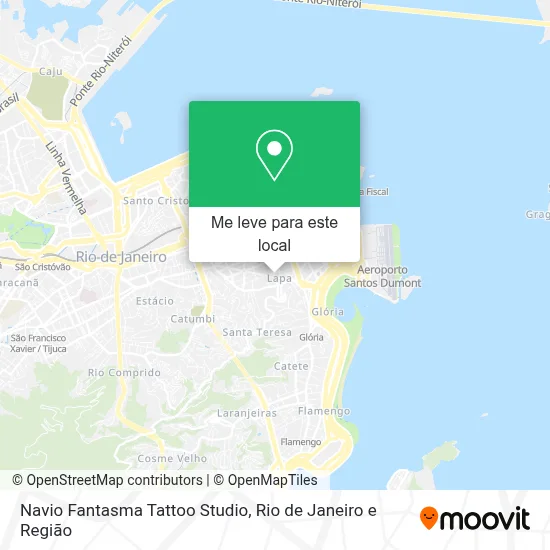 Navio Fantasma Tattoo Studio mapa