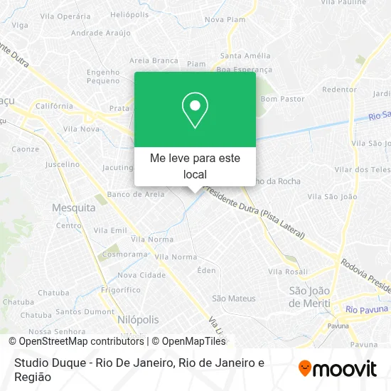 Studio Duque - Rio De Janeiro mapa