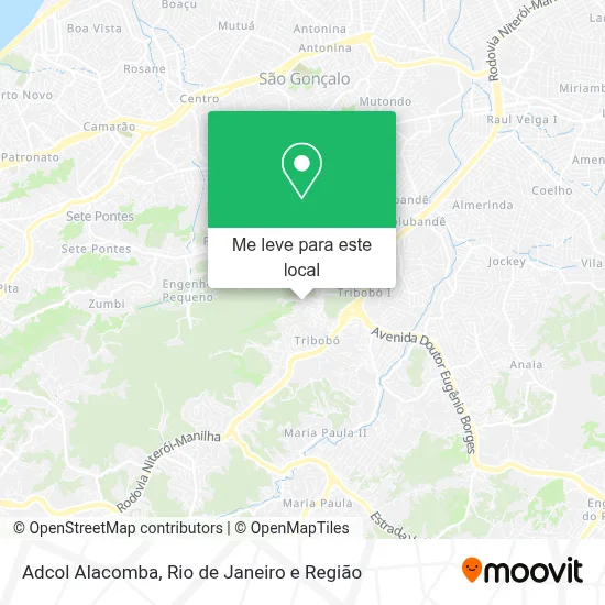 Adcol Alacomba mapa