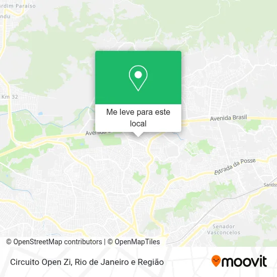 Circuito Open Zi mapa