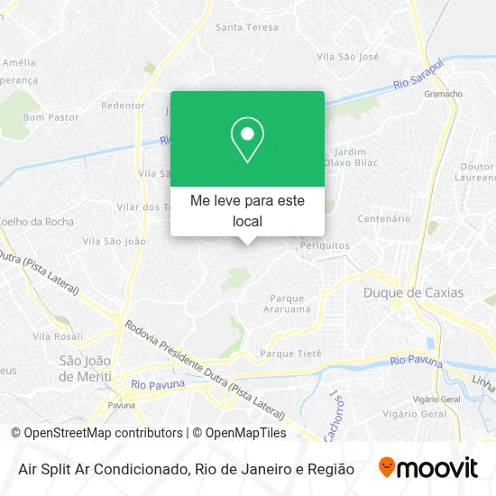 Air Split Ar Condicionado mapa