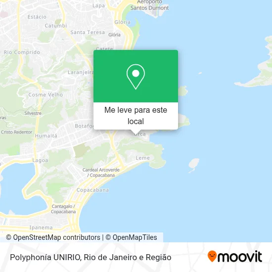 Polyphonía UNIRIO mapa
