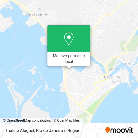 Thaline Aluguel mapa