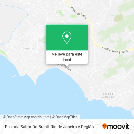 Pizzaria Sabor Do Brasil mapa