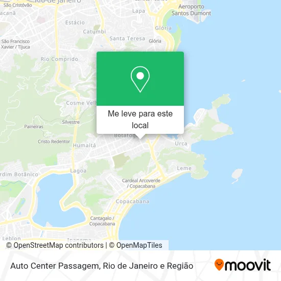 Auto Center Passagem mapa