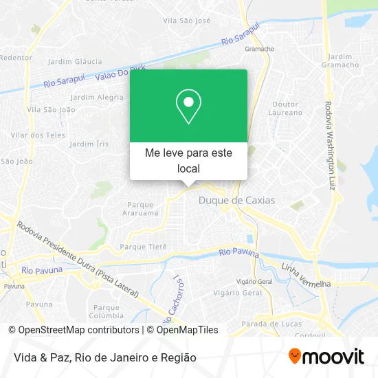 Vida & Paz mapa