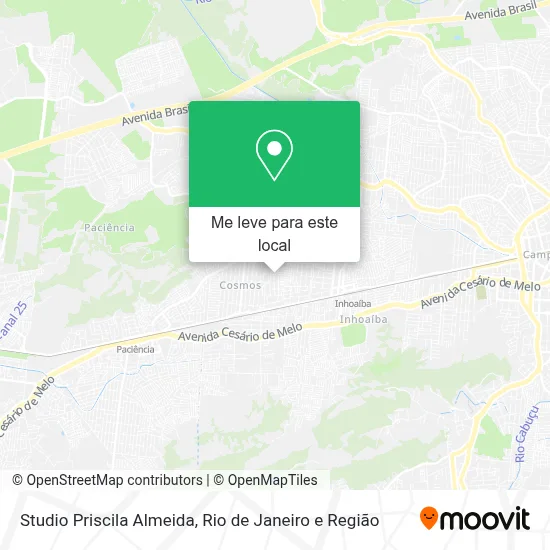 Studio Priscila Almeida mapa