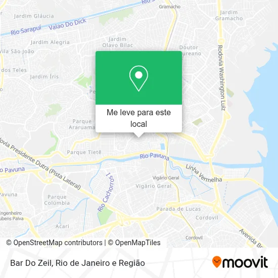 Bar Do Zeil mapa