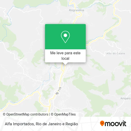 Alfa Importados mapa