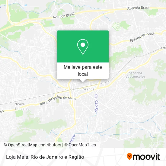 Loja Maia mapa