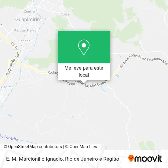 E. M. Marcionilio Ignacio mapa