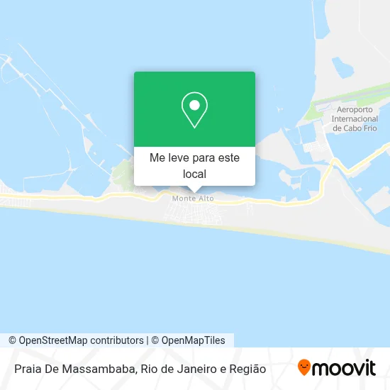 Praia De Massambaba mapa