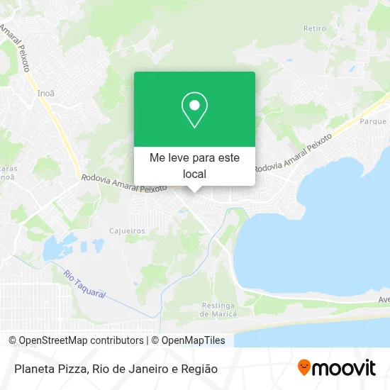 Planeta Pizza mapa