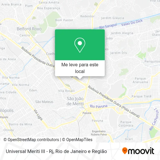 Universal Meriti III - Rj mapa